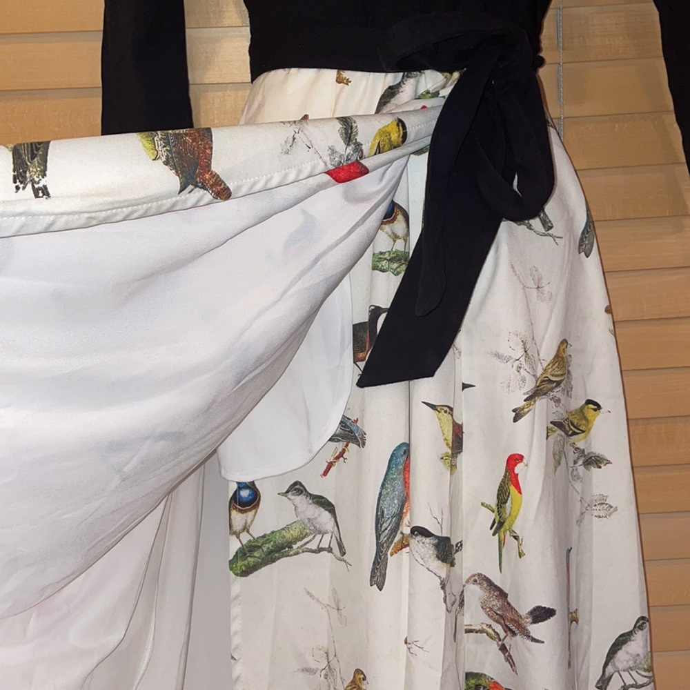 Wayward Fancies by eShakti Wrap Maxi Bird Dress - Picture 7 of 11